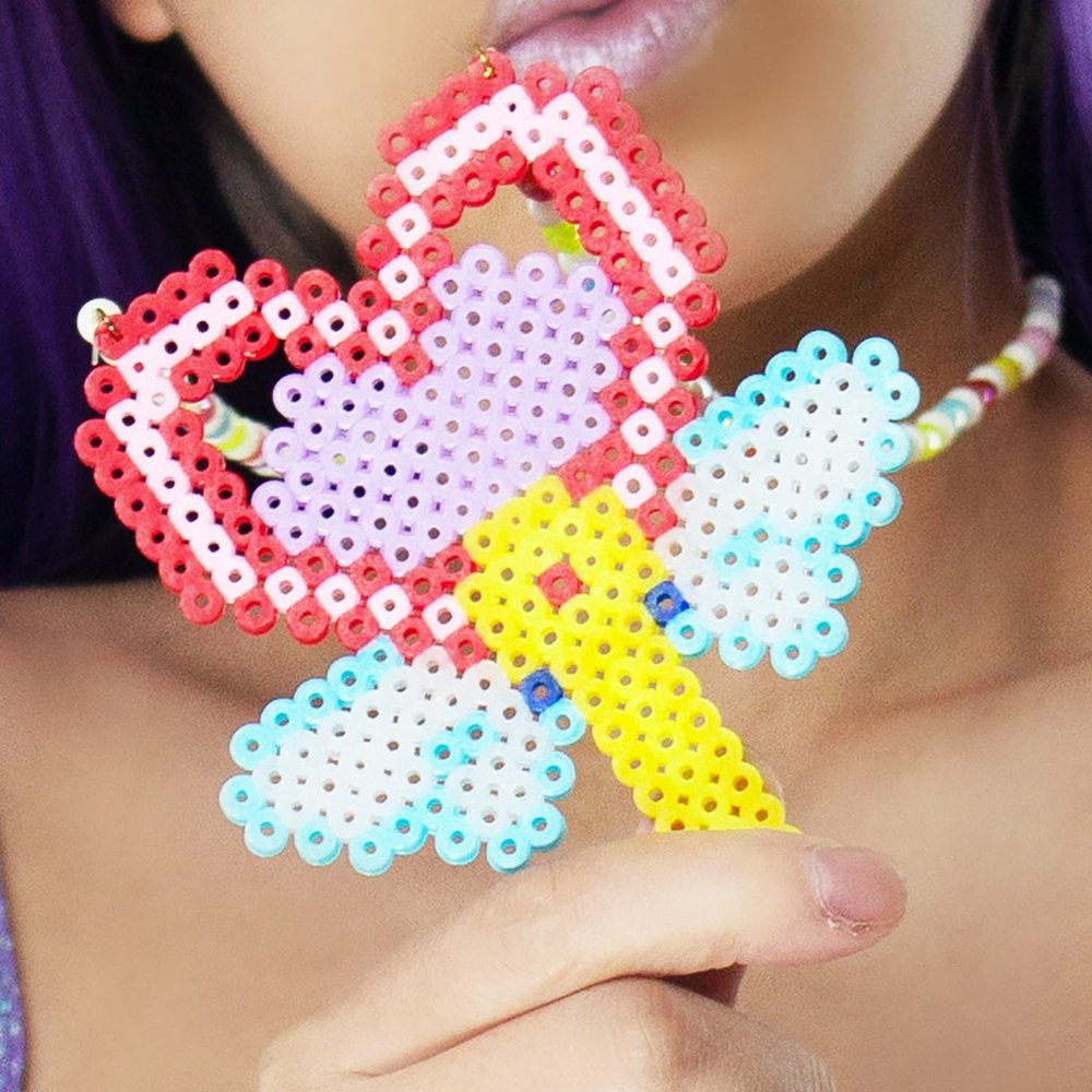 LASR Love Spell Rave Kandi Necklace